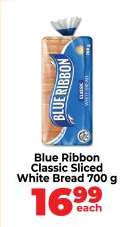 Blue Ribbon Classic Sliced White Bread 700 g