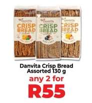 Danvita Crisp Bread Assorted 130 g