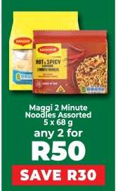 Maggi 2 Minute Noodles Assorted 5 x 68 g
