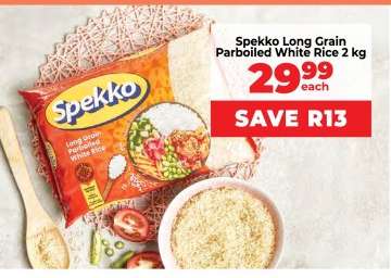 Spekko Long Grain Parboiled White Rice 2 kg