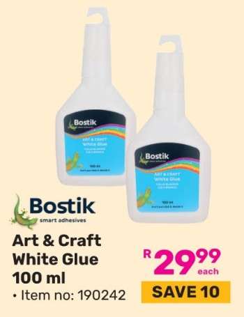 Bostik Art & Craft White Glue 100 ml