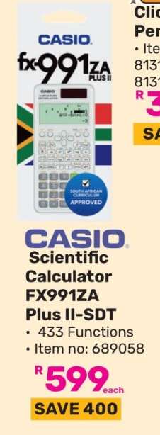 CASIO Scientific Calculator FX991ZA Plus II-SDT