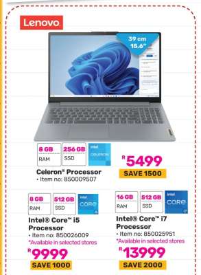 Lenovo Laptop with Celeron Processor