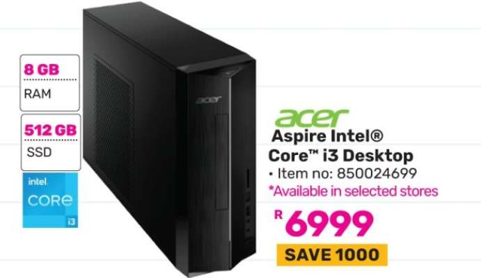 Acer Aspire Intel® Core™ i3 Desktop
