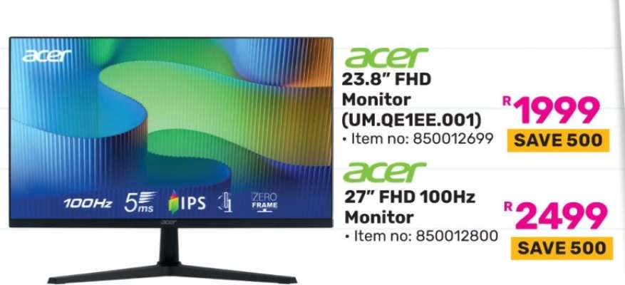 Acer 23.8" FHD Monitor UM.QE1EE.001