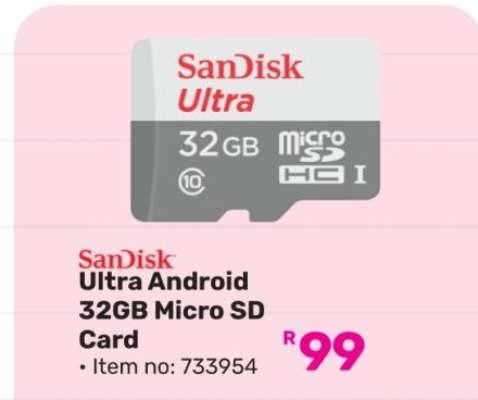 SanDisk Ultra Android 32GB Micro SD Card