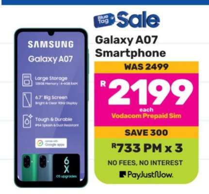 Samsung Galaxy A07 Smartphone