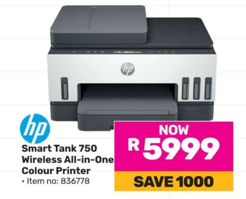 Smart Tank 750 Wireless All-in-One Colour Printer