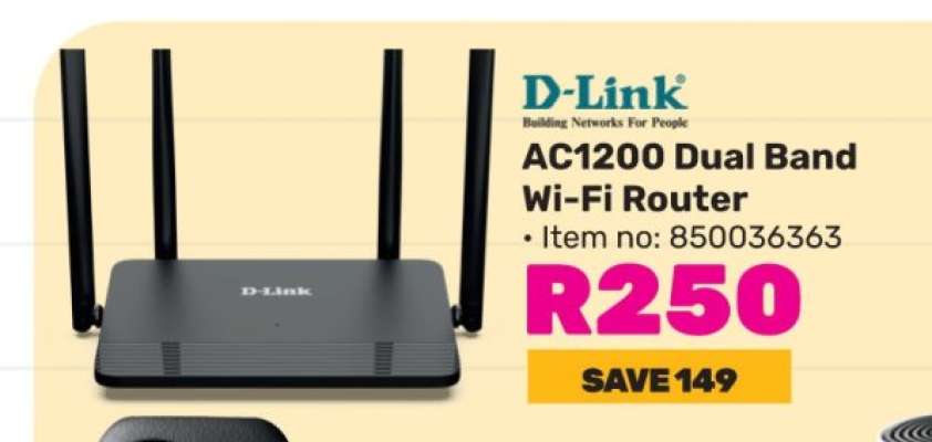 D-Link AC1200 Dual Band Wi-Fi Router