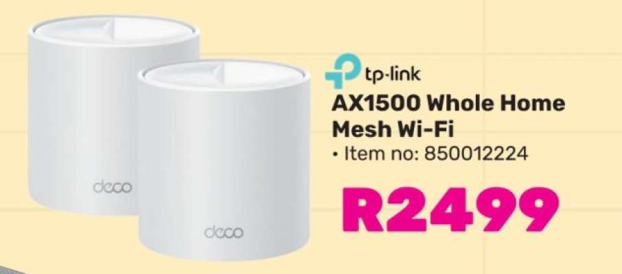 Tp-Link AX1500 Whole Home Mesh Wi-Fi