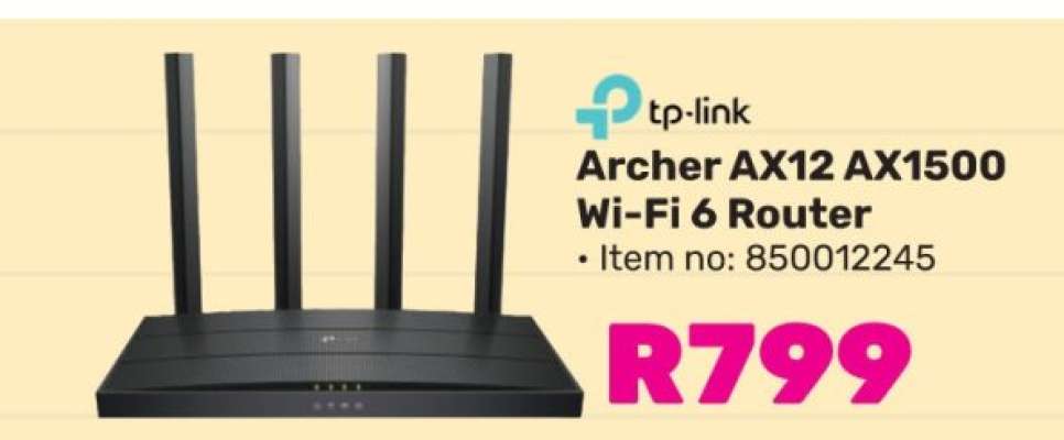 tp-link Archer AX12 AX1500 Wi-Fi 6 Router