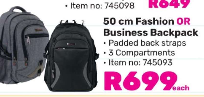 50 cm Fashion OR Business Backpack