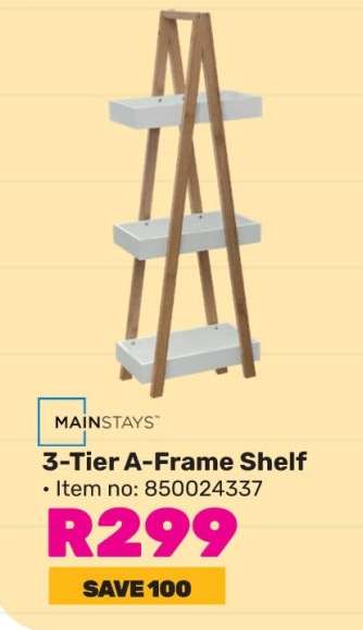 3-Tier A-Frame Shelf