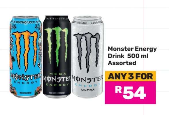 Monster Energy Drink 500 ml Assorted