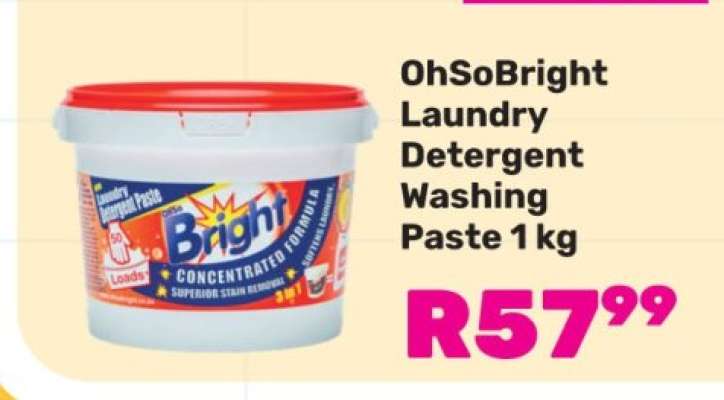 OhSoBright Laundry Detergent Washing Paste 1 kg
