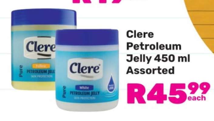 Clere Petroleum Jelly 450 ml Assorted