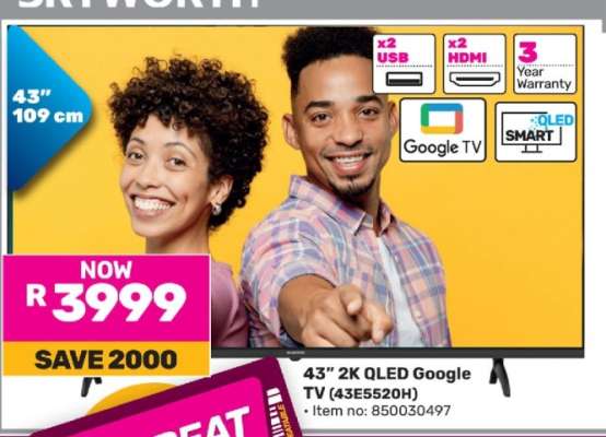 43" 2K QLED Google TV (43E5520H)