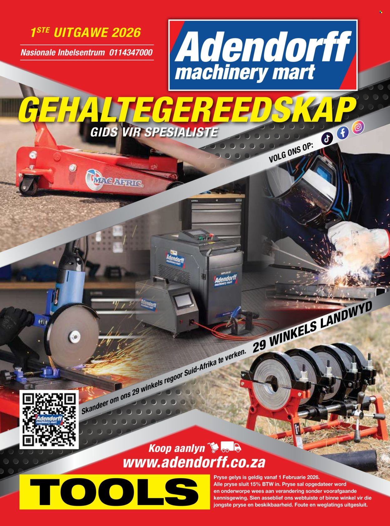 Adendorff Machinery Mart specials - 21/01/2026 - 01/02/2026. Page 1