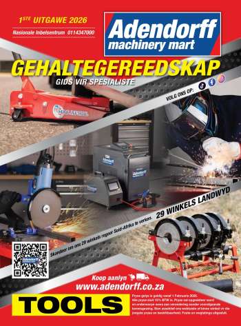 Adendorff Machinery Mart catalogue  - 21/01/2026 - 01/02/2026.