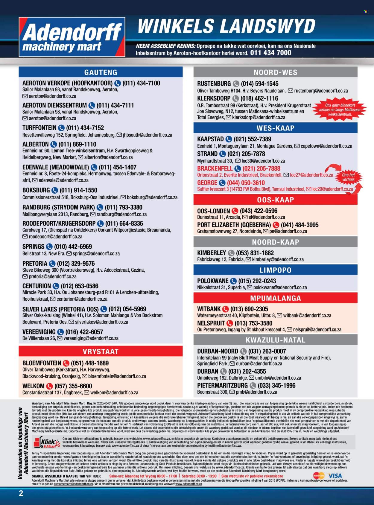 Adendorff Machinery Mart specials - 21/01/2026 - 01/02/2026. Page 4