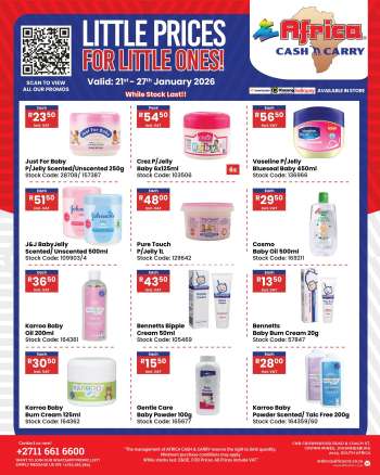 Africa Cash & Carry catalogue  - 21/01/2026 - 27/01/2026.
