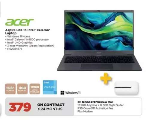Acer Aspire Lite 15 Intel Celeron Laptop