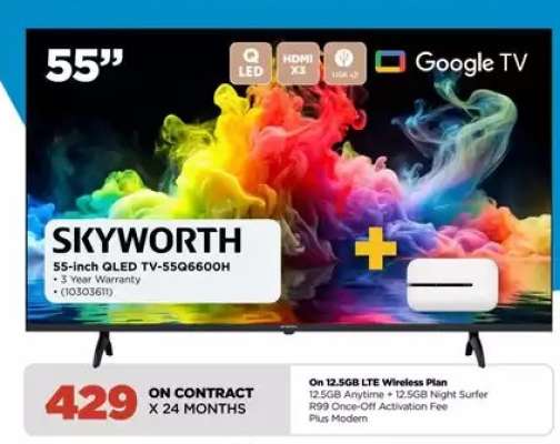 SKYWORTH 55-inch QLED TV-55QG6600H