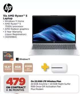 15s AMD Ryzen™ 5 Laptop