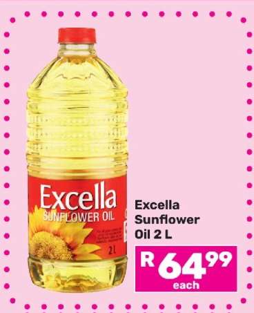 Excella Sunflower Oil 2 L