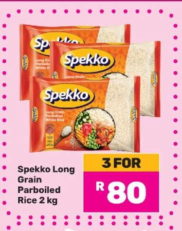 Spekko Long Grain Parboiled Rice 2 kg