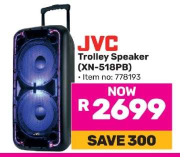 JVC Trolley Speaker (XN-518PB)