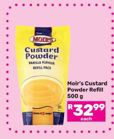Moir's Custard Powder Refill 500 g