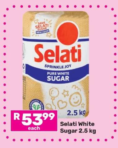 Selati White Sugar 2.5 kg
