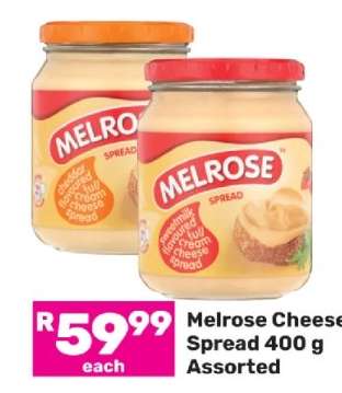 Melrose Cheese Spread 400 g Assorted