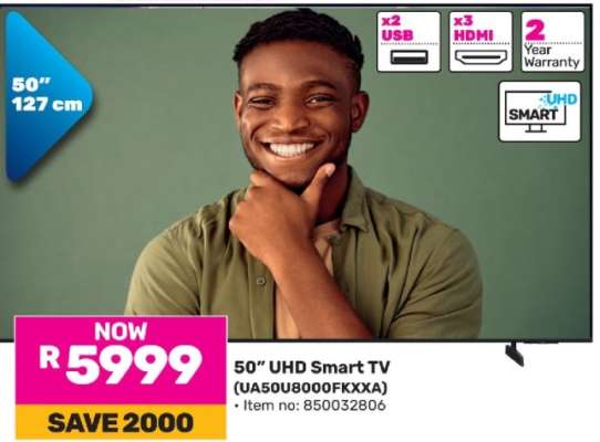 50" UHD Smart TV