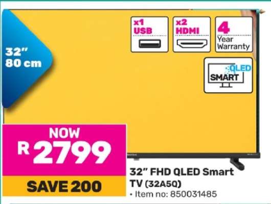 32” FHD QLED Smart TV (32A5Q)