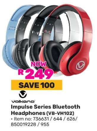 Volkano Impulse Series Bluetooth Headphones (VB-VH102)