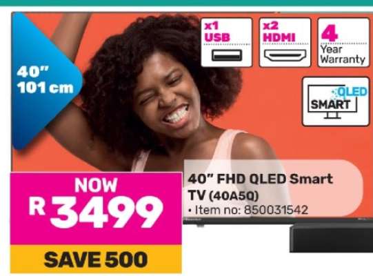 40” FHD QLED Smart TV (40A5Q)
