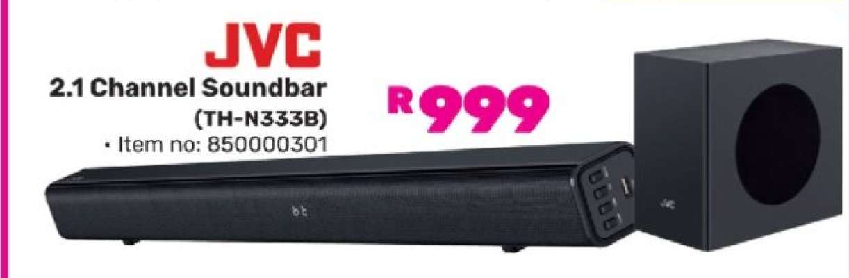 JVC 2.1 Channel Soundbar TH-N333B
