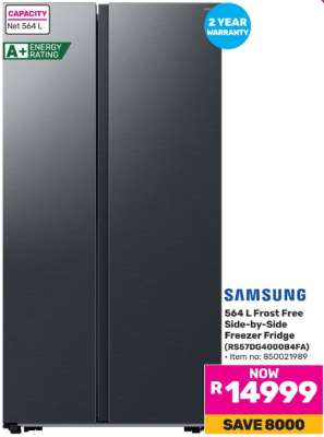 Samsung 564 L Frost Free Side-by-Side Freezer Fridge