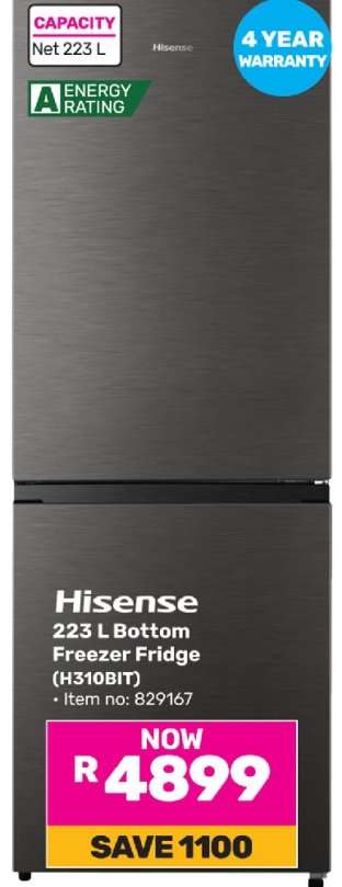 Hisense 223 L Bottom Freezer Fridge (H310BIT)