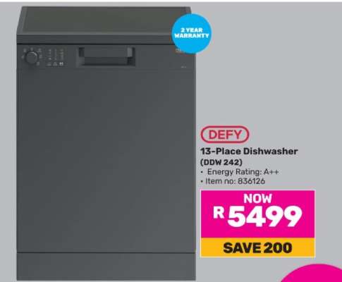 Defy 13 Place Dishwasher DDW 242