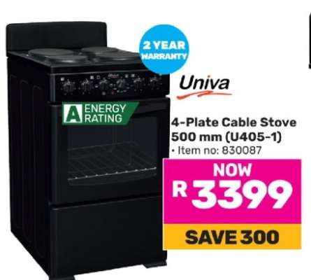 4-Plate Cable Stove 500 mm (U405-1)