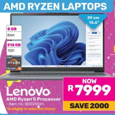 Lenovo AMD Ryzen 5 Processor Laptop