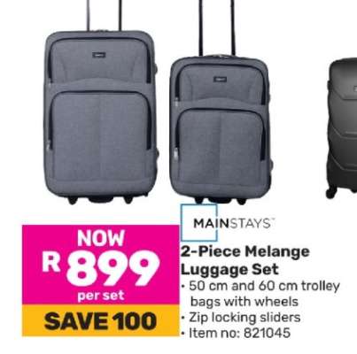 2-Piece Melange Luggage Set