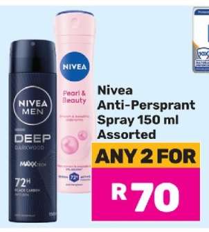 Nivea Anti-Perspirant Spray 150 ml Assorted