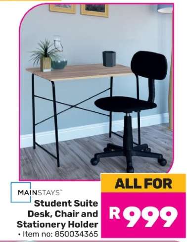 Student Suite Desk, Chair and Stationery Holder