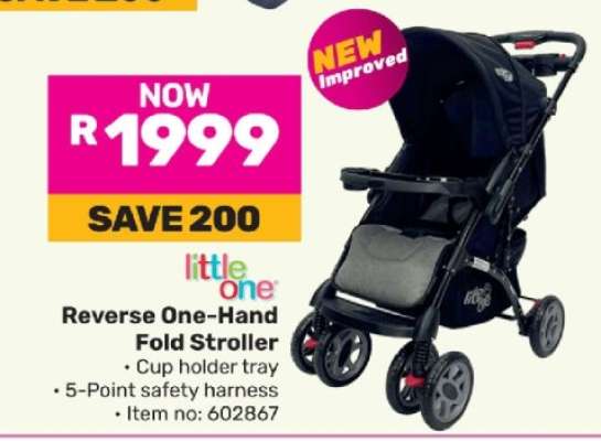 Reverse One-Hand Fold Stroller