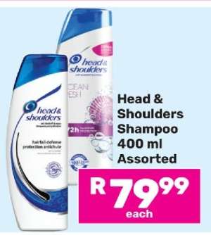 Head & Shoulders Shampoo 400 ml Assorted
