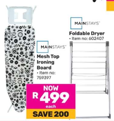 Mainstays Mesh Top Ironing Board